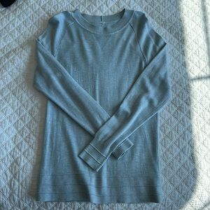 Lululemon light blue cashmere sweater
